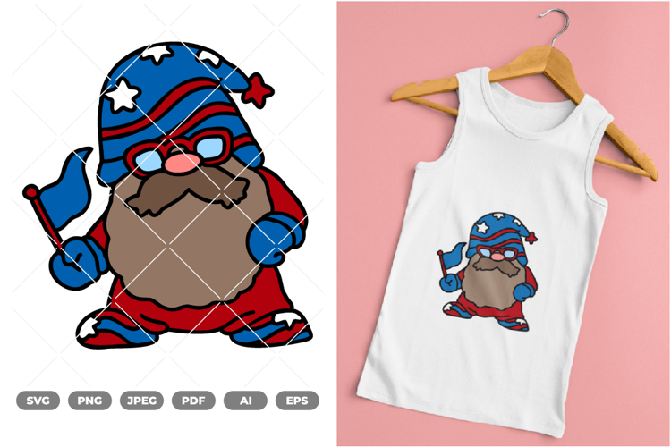 Gnome Colored SVG & Clipart