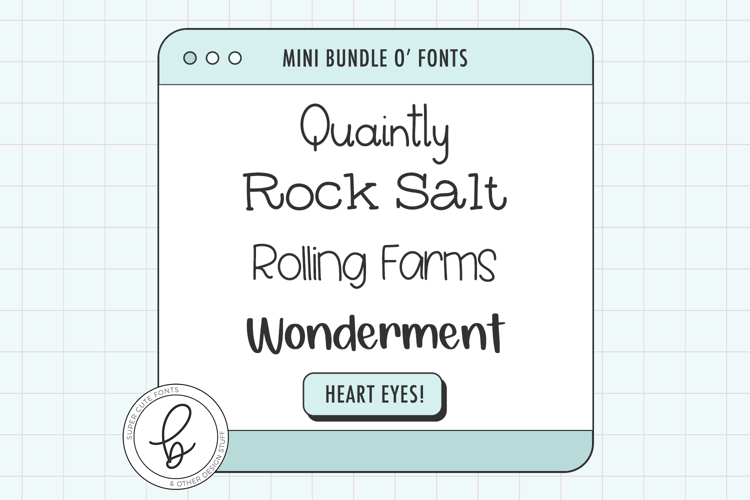 Adorable Handwriting Font Mini Bundle