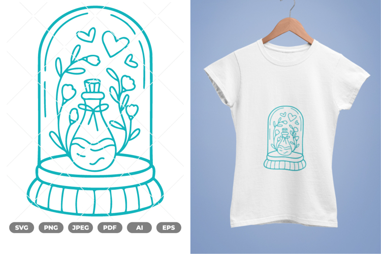 Glass Bell SVG   Clipart