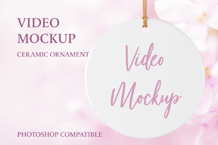 Ceramic Ornament Video Mockup