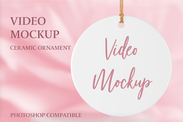 Ceramic Ornament Video Mockup