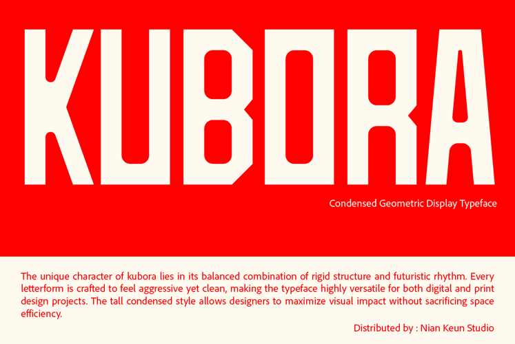 Kubora - Condensed Geometric Display