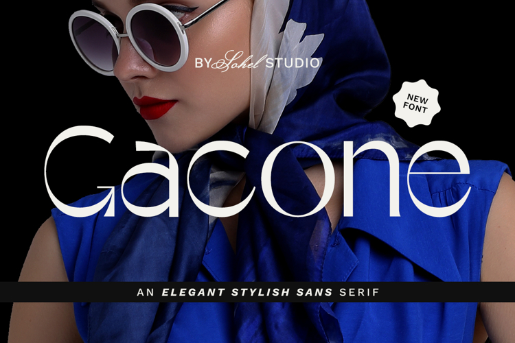 Gacone - Elegant Stylish Sans Serif