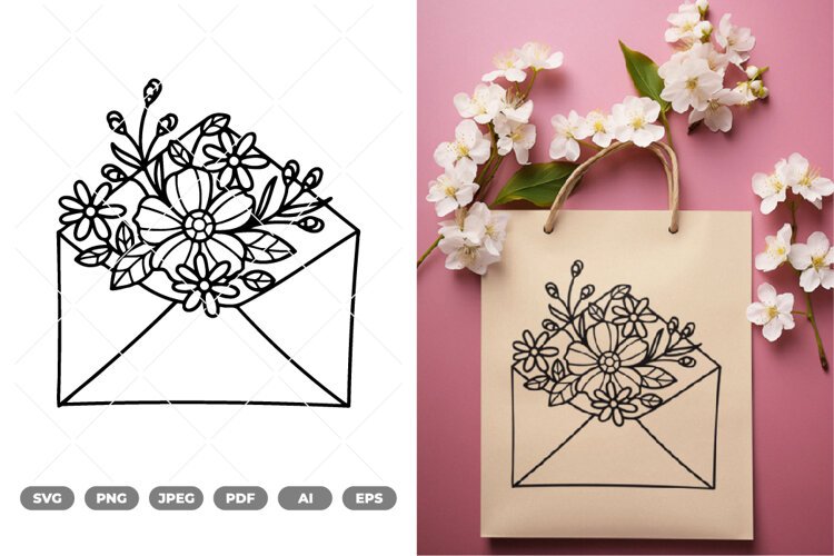 Wildflower SVG & Clipart example image 1