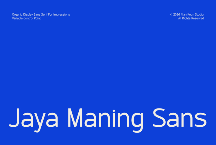 Jaya Maning Sans