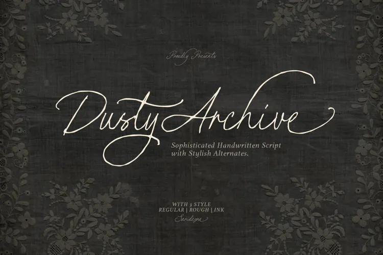 Dusty Archive - Handwritten Script