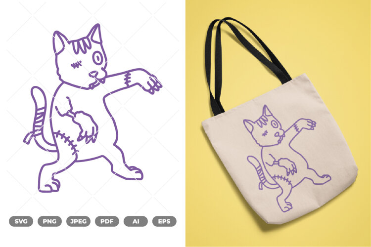Zombie Animal SVG & Clipart example image 1