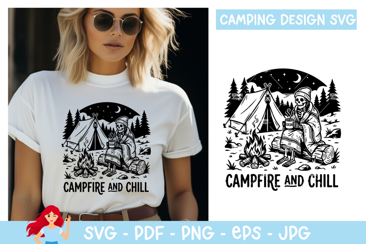 Funny Camping Svg Image 4