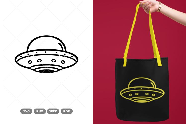 UFO SVG & Clipart - Outer Space SVG