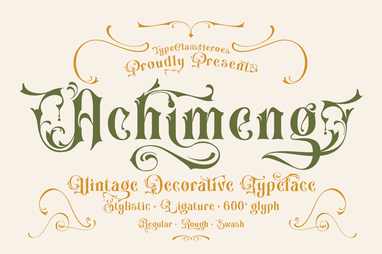 Vintage Typeface