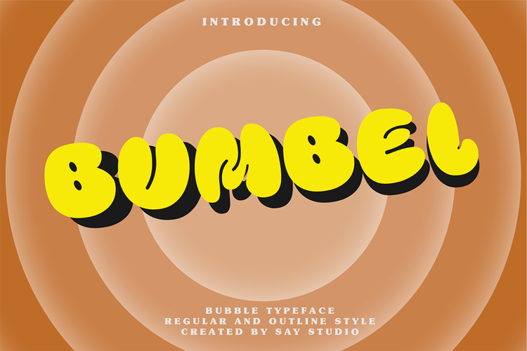 Bumbel - Bubble Font