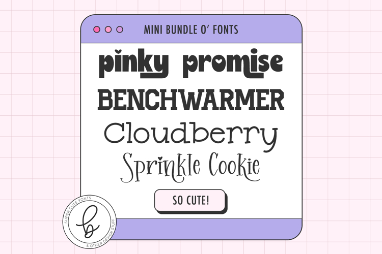 Classroom Font Mini Bundle