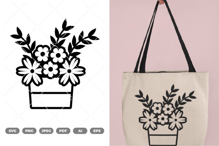 Flowers SVG & Clipart example image 1
