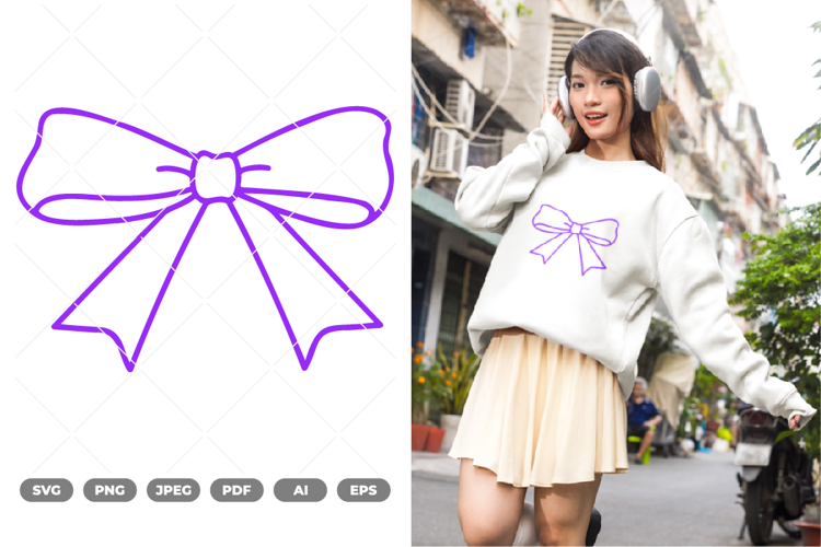 Cute Bow SVG   Clipart