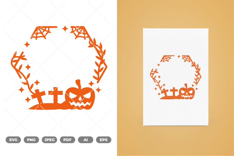 Halloween Border and Frame SVG & Clipart