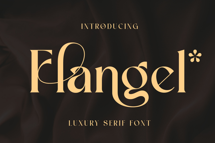 Flangel - Luxury Serif Font