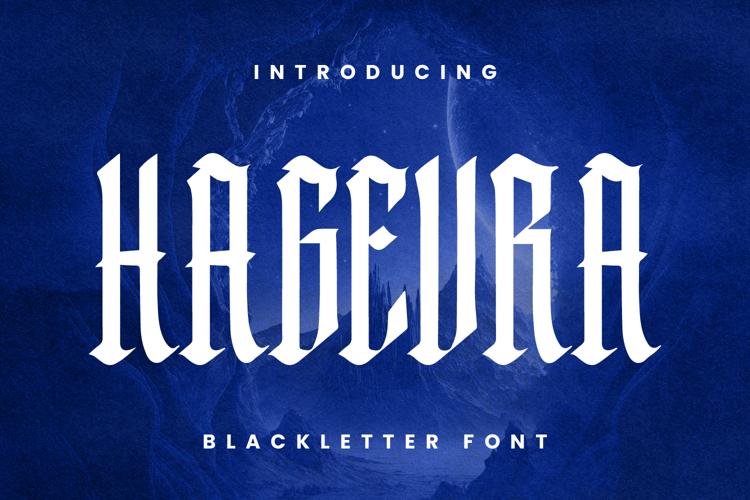Hagevra - Blackletter Font