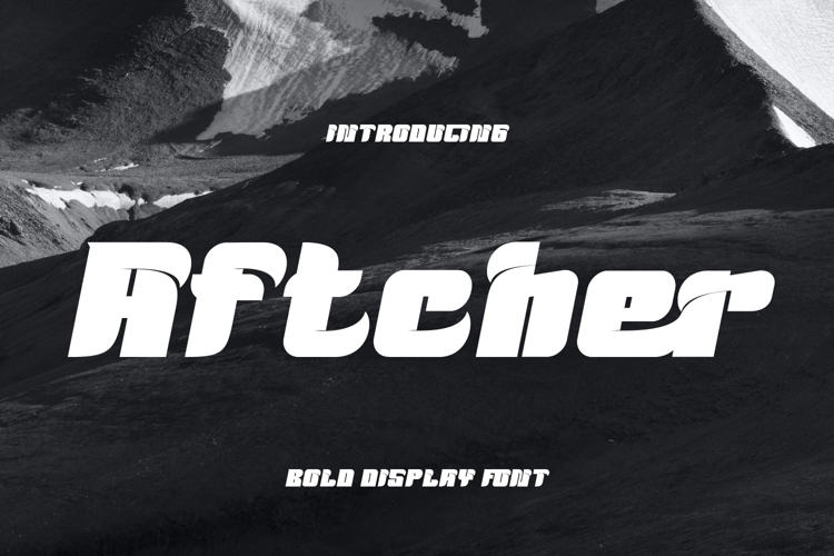Aftcher - Bold Display Font