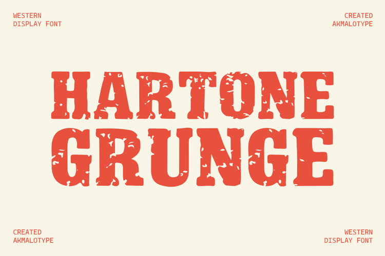 Hartone Font - Vintage