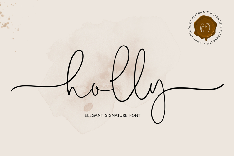 Holly - Christmas Font