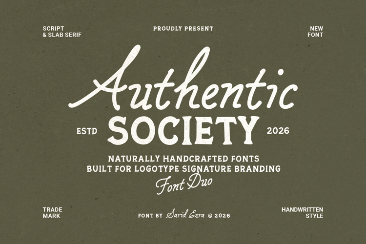 Authentic Society - Font Duo