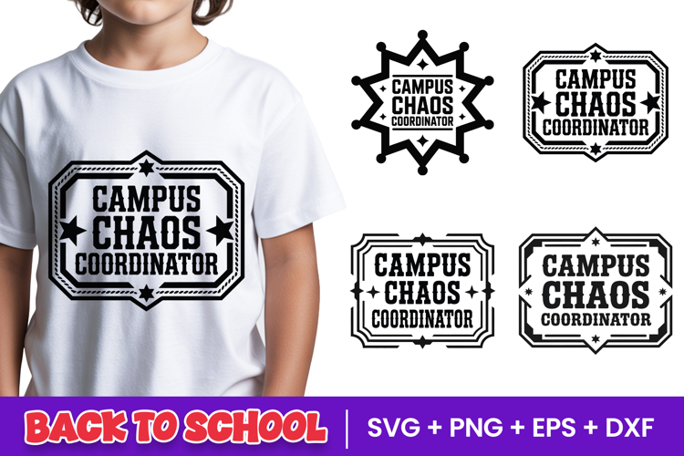 Campus Chaos Coordinator SVG PNG