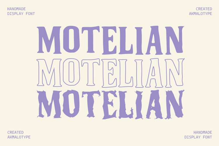 Motelian Font - Display Serif