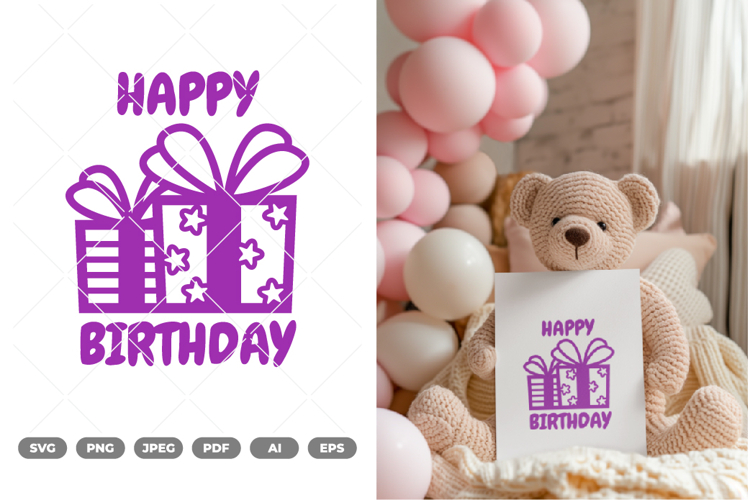 Happy Birthday SVG & Clipart