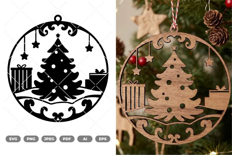 Christmas Bauble SVG & Clipart