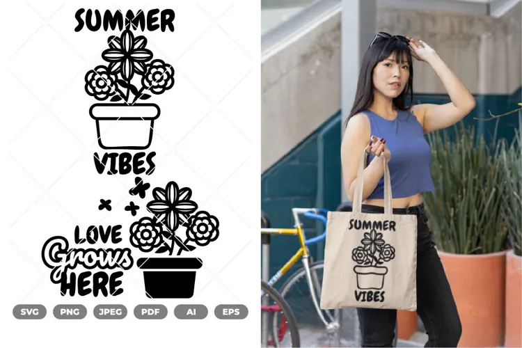 Summer Vibes SVG & Clipart