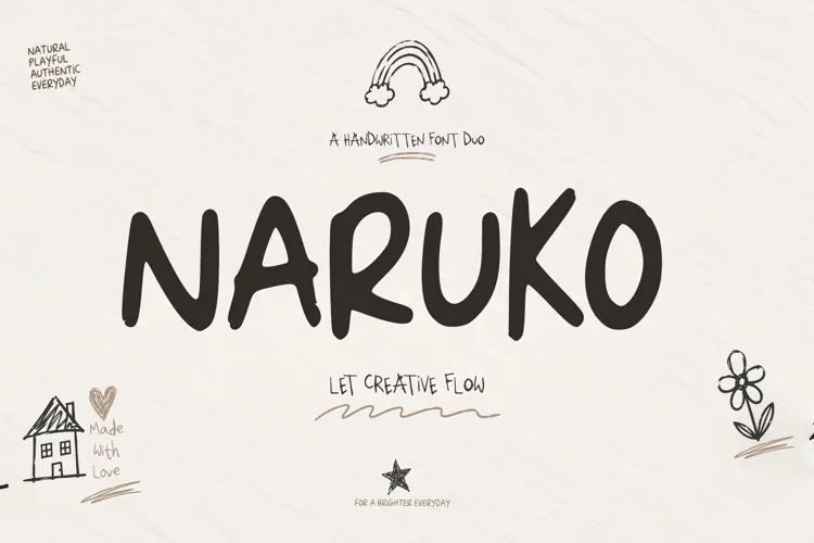 Naruko font duo