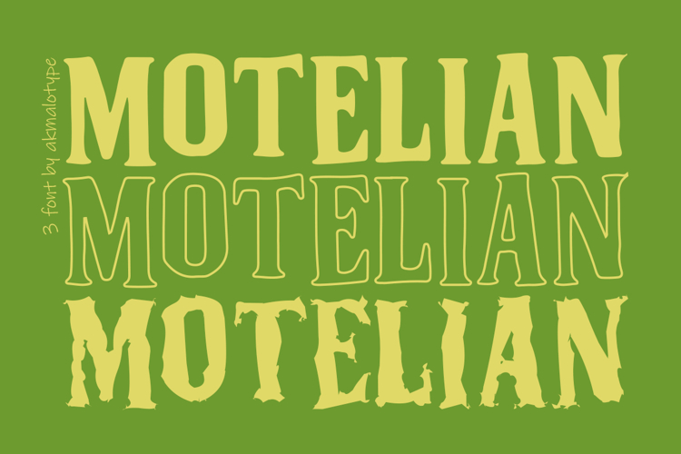 Motelian Font - Display Serif