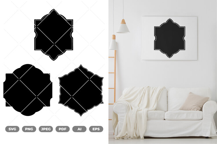 Decorative Label SVG & Clipart example image 1