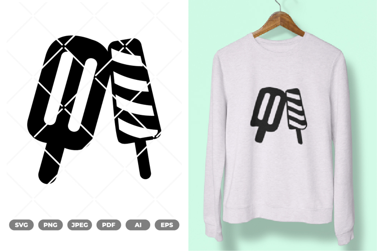 Popsicle Icon SVG & Clipart