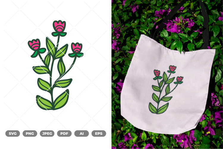 Flower Colored SVG & Clipart