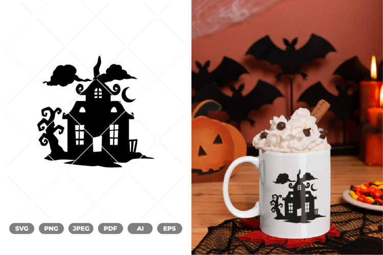 Haunted House Illustration Image 16