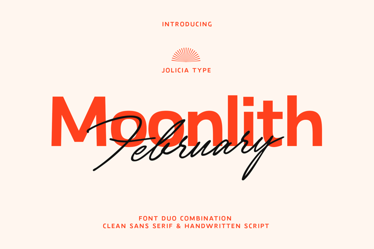Moonlith February | Elegant Font Duo