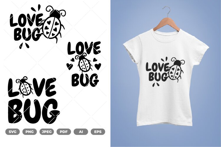 Love Bug SVG & Clipart example image 1