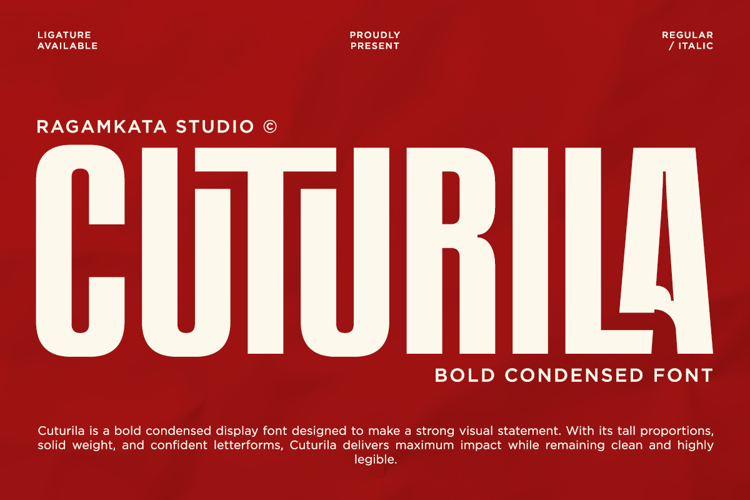 Cuturila Bold Condensed Sans