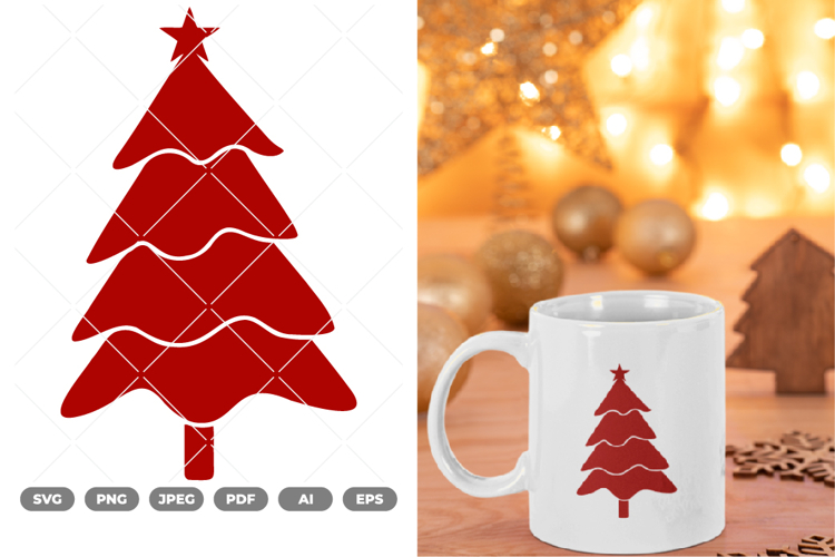 Christmas Tree SVG   Clipart