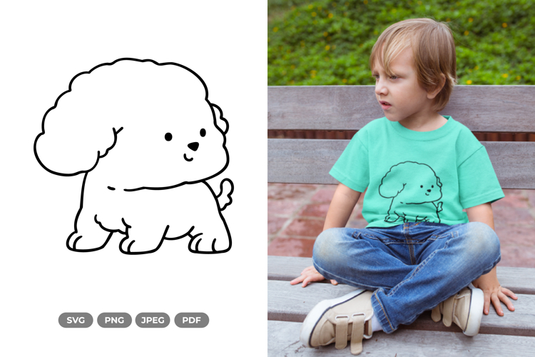 Kawaii Puppy SVG & Clipart - Pet Clipart