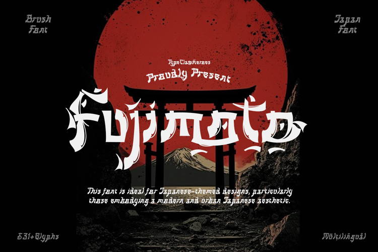 Fujimoto - Japanese Font Style