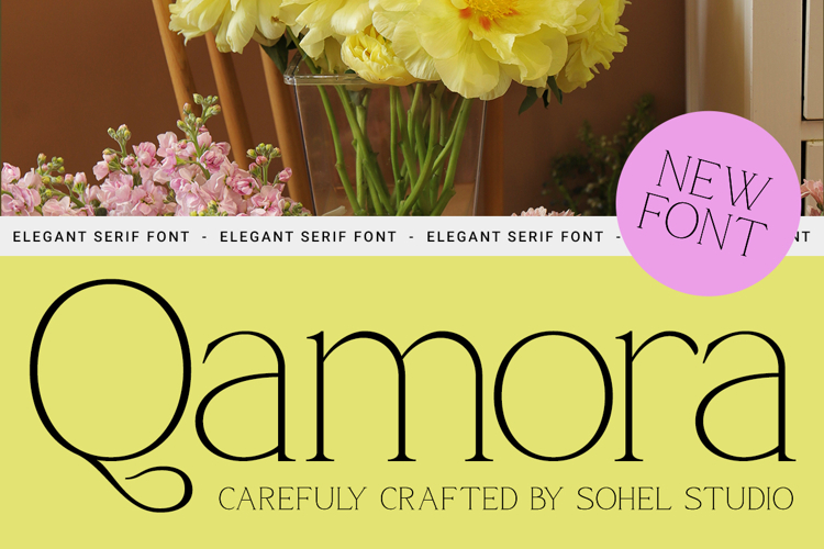 Qamora - Modern Elegant Serif Font