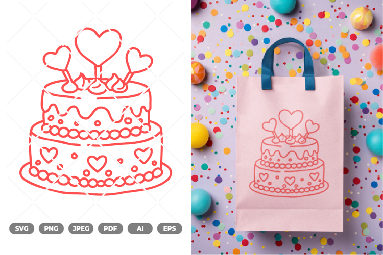 Birthday Cake SVG & Clipart