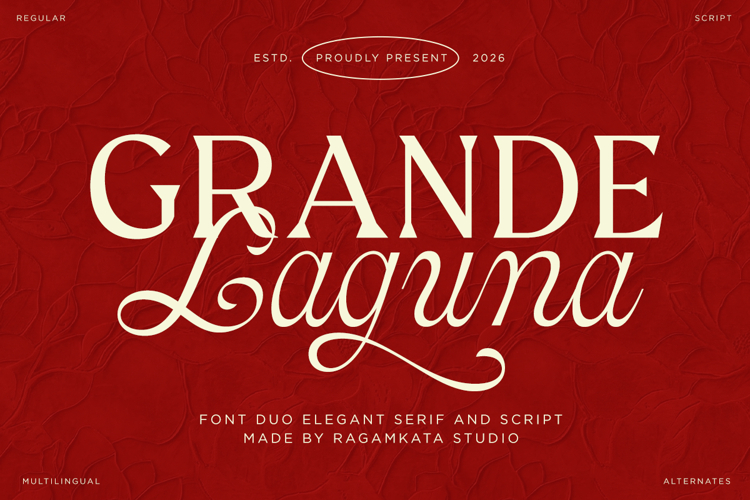 Grande Laguna - Duo Elegant Serif and Script