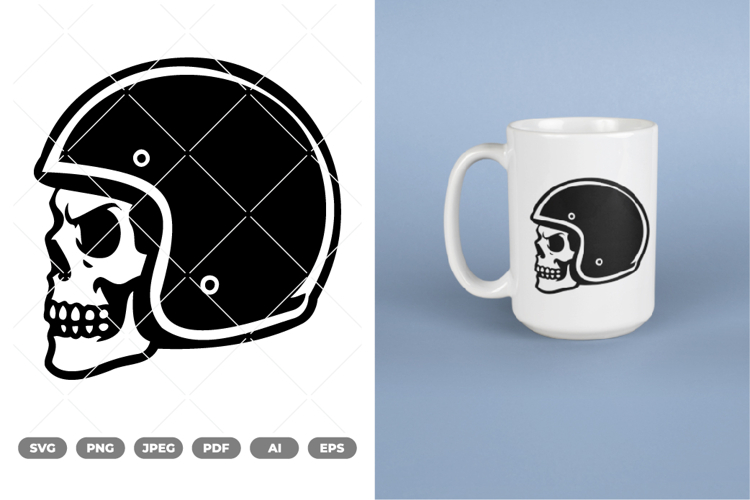 Rider Skull SVG & Clipart