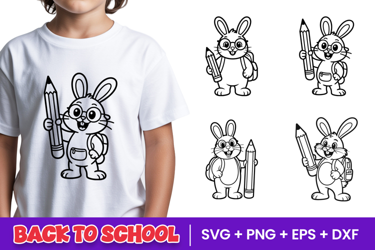 Cute Bunny Svg Image 22