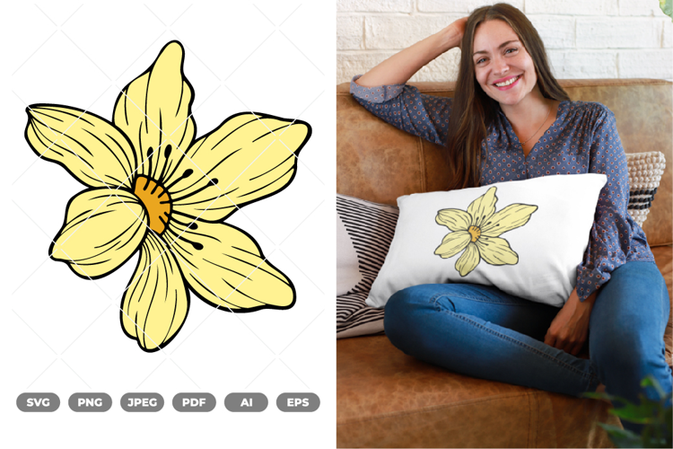 Flower Petal Colored SVG & Clipart
