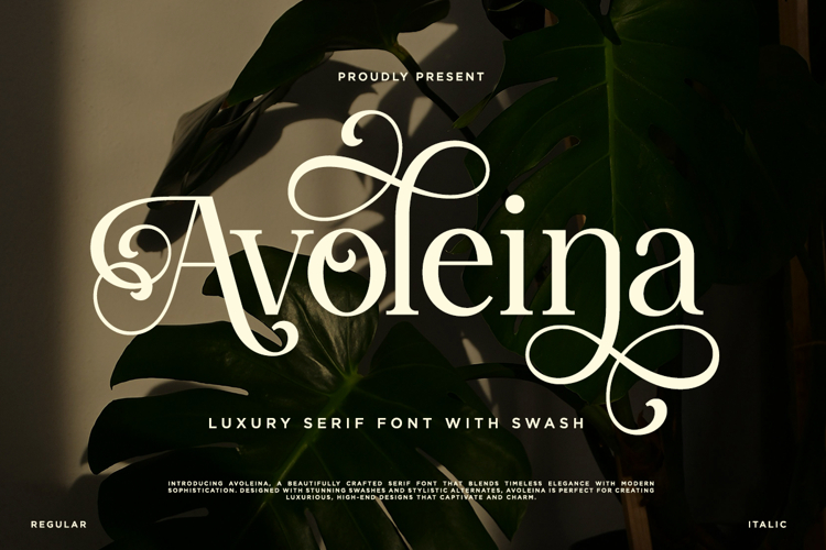 Avoleina - Luxury Serif Font