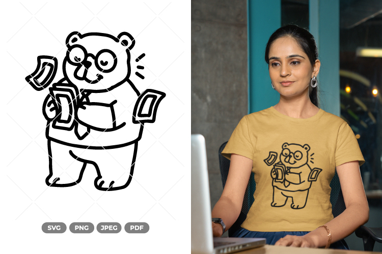 Cute Bear Svg Image 14